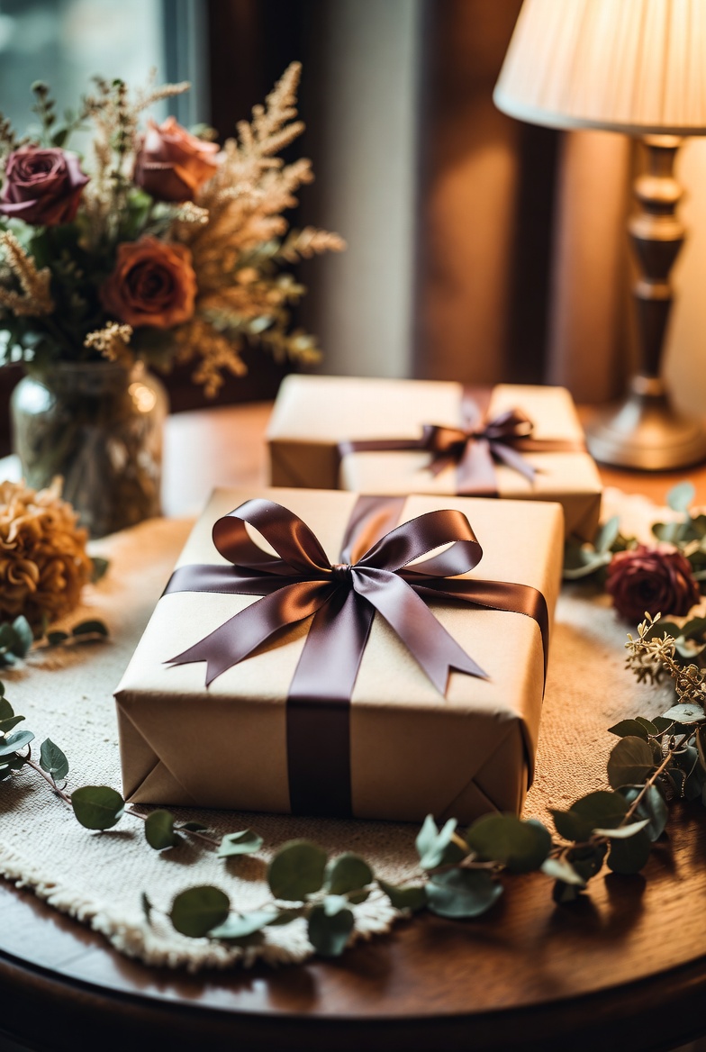 Luxuriöses Geschenkambiente
